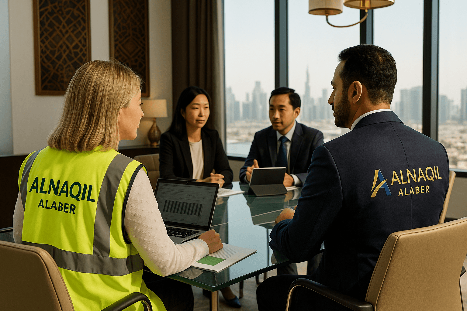 اجتماع فريق الناقل العابر